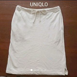 ユニクロ(UNIQLO)のUNIQLO スウェットスカート M(ひざ丈スカート)