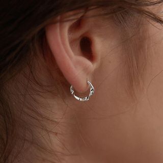 ビームス(BEAMS)の《new!!》ミニフープピアス　シルバー(ピアス)