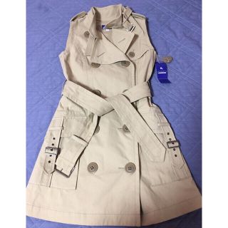 バーバリーブルーレーベル(BURBERRY BLUE LABEL)の新品 定価49000円 バーバリー トレンチ ワンピース 36(ミニワンピース)