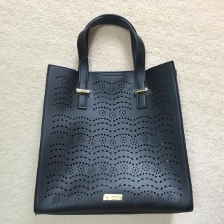 ハロッズ(Harrods)のハロッズ★レースカット　トートバッグ★ブラック(トートバッグ)