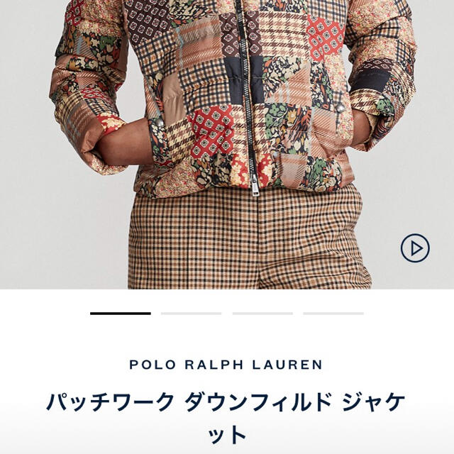 POLO RALPH LAUREN(ポロラルフローレン)のラルフローレン パッチワークダウンJK未使用 レディースのジャケット/アウター(ダウンジャケット)の商品写真