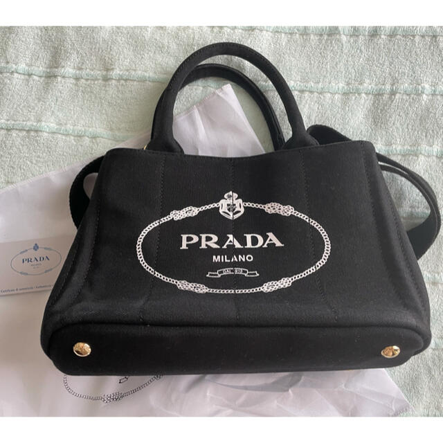 ✨極美品✨PRADA プラダ  ハンドバッグ カナパ 黒