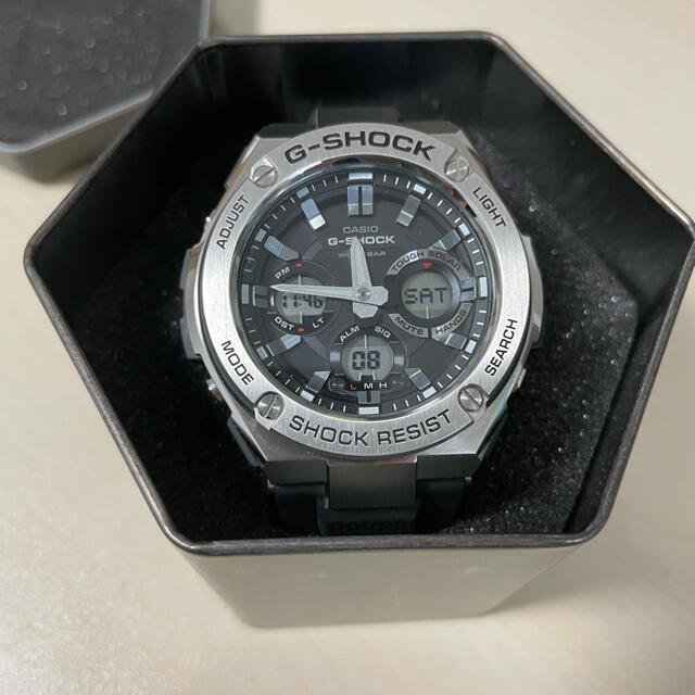 G-SHOCK(ジーショック)の【美品】G-SHOCK GST-S110 G-STEEL メンズの時計(腕時計(デジタル))の商品写真