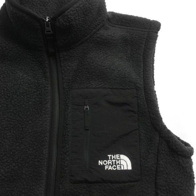 THE NORTH FACE(ザノースフェイス)のノースフェイス フリース ベスト フルジップ 胸ポケット(XL)黒 181024 メンズのトップス(ベスト)の商品写真