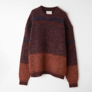 サンシー(SUNSEA)の【モノ様専用】yoke 21aw Rothko Border Crew Neck(ニット/セーター)