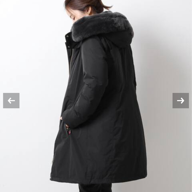 WOOLRICH(ウールリッチ)のSpick & Span  別注WOOLRICH BOWBRIGE 美品 レディースのジャケット/アウター(ダウンコート)の商品写真