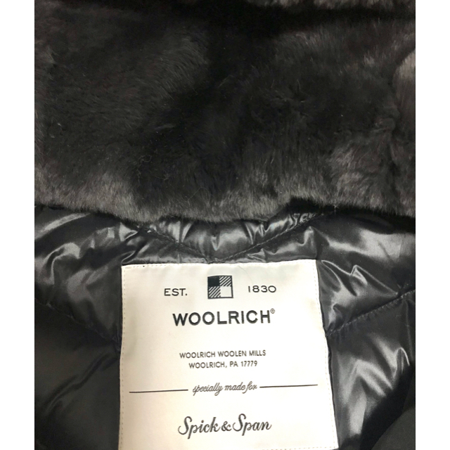 WOOLRICH(ウールリッチ)のSpick & Span  別注WOOLRICH BOWBRIGE 美品 レディースのジャケット/アウター(ダウンコート)の商品写真
