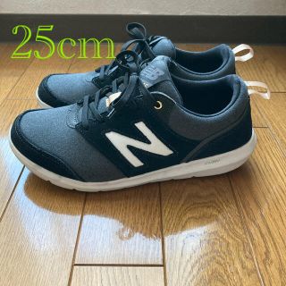 ニューバランス(New Balance)のニューバランス　スニーカー　25cm　ブラック(スニーカー)