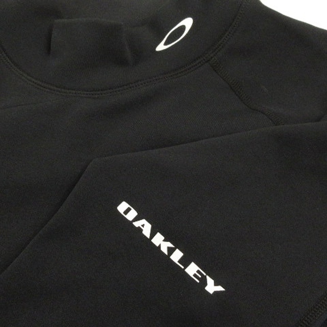 Oakley(オークリー)のオークリー Tシャツ 長袖 ロゴ プリント スポーツ 黒 ブラック M メンズのトップス(Tシャツ/カットソー(七分/長袖))の商品写真