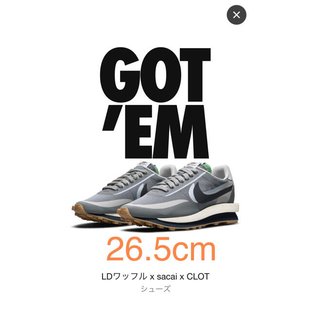 NIKE - NIKE×sacai×CLOT