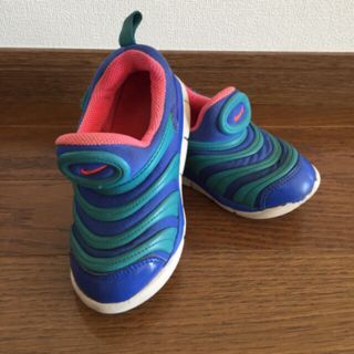 ナイキ(NIKE)の【ナイキ】ダイナモフリー 15cm ブルー【NIKE】(スニーカー)