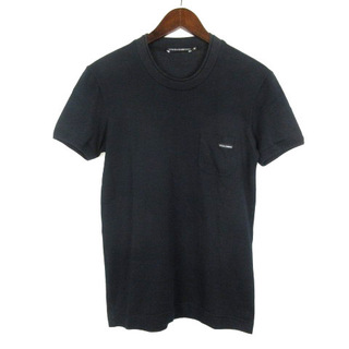 ドルチェアンドガッバーナ(DOLCE&GABBANA)のドルチェ&ガッバーナ ドルガバ Tシャツ 半袖 ポケット 半袖 44 ブラック(Tシャツ/カットソー(半袖/袖なし))