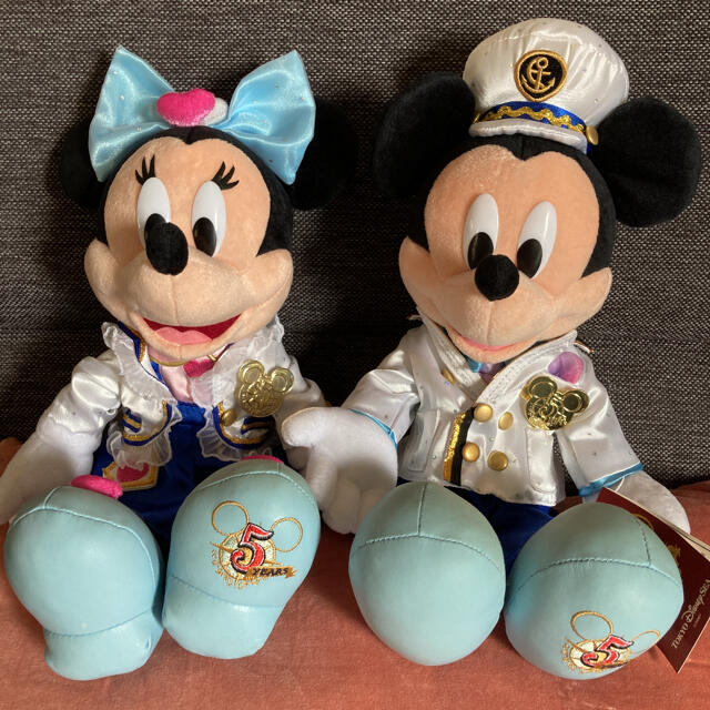 Disneyミッキー&ミニー5周年ぬいぐるみ値下げ