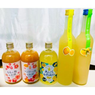 ☆高知・岐阜 地リキュール 5本セット☆(リキュール/果実酒)