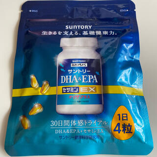 サントリー(サントリー)のサントリー『DHA＆EPA＋セサミンEX』120粒入り(約30日分)(ビタミン)