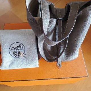 エルメス(Hermes)の[N様専用]　エルメス　ピコタン ロック MM エトゥープ(ハンドバッグ)