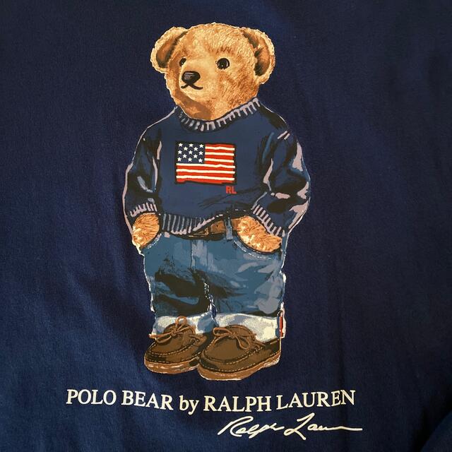 POLO RALPH LAUREN(ポロラルフローレン)のラルフローレンポロベアボーイズXL size長袖Tシャツ キッズ/ベビー/マタニティのキッズ服男の子用(90cm~)(Tシャツ/カットソー)の商品写真