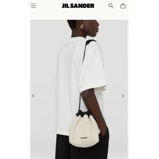 ジルサンダー(Jil Sander)のJIL SANDER ドローストリングクロスボディ♡(ショルダーバッグ)