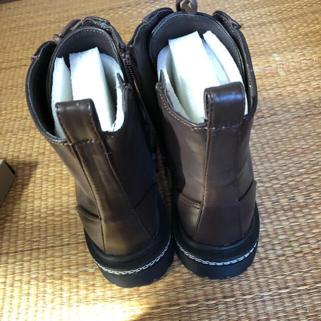 heather(ヘザー)のヘザー　インヒールワークブーツ　Lサイズ　新品未使用 レディースの靴/シューズ(ブーツ)の商品写真