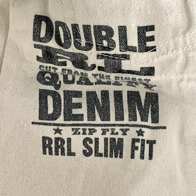 RRL（ダブルアールエル）RRL Slim Fit White Denim