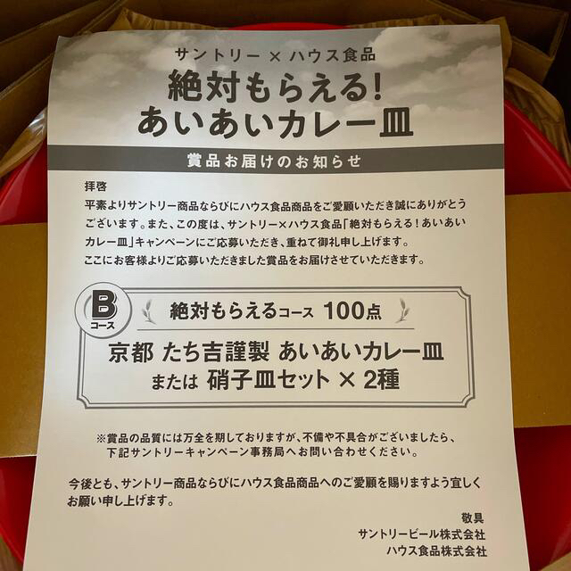 たち吉(タチキチ)の京都 たち吉謹製 あいあいカレー皿 真朱 カレー深皿 2枚 インテリア/住まい/日用品のキッチン/食器(食器)の商品写真