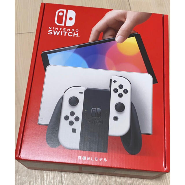 Nintendo Switch(ニンテンドースイッチ)のNintendo Switch 有機EL エンタメ/ホビーのゲームソフト/ゲーム機本体(家庭用ゲーム機本体)の商品写真