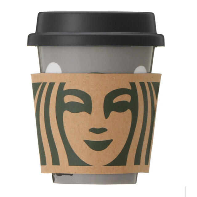 Starbucks Coffee(スターバックスコーヒー)の新品　スタバドリンクチケット付きハロウィン ミニカップギフトブラックキャット インテリア/住まい/日用品のインテリア小物(小物入れ)の商品写真