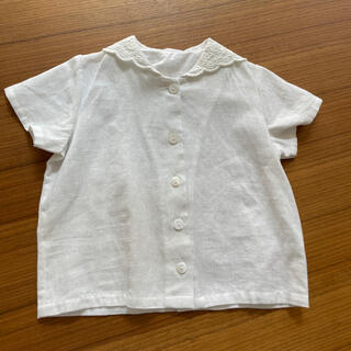キャラメルベビー&チャイルド(Caramel baby&child )のlittle cotton clothes＊刺繍襟セーラーブラウス(ブラウス)