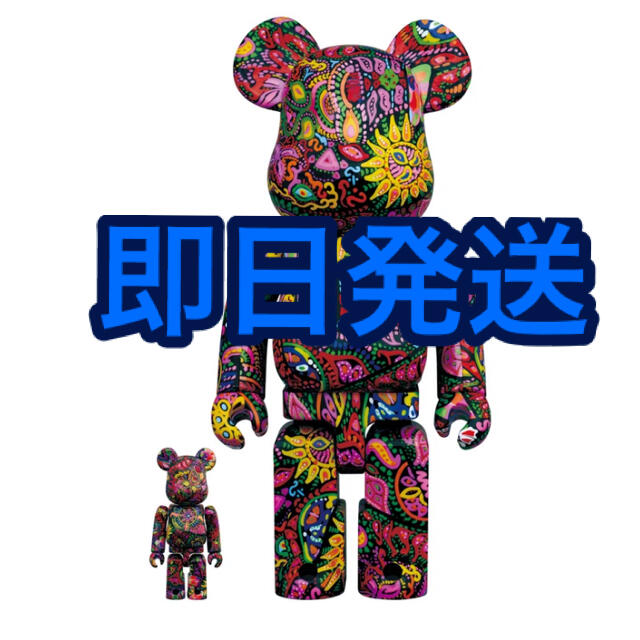 BE@RBRICK Psychedelic Paisley 100％  400%