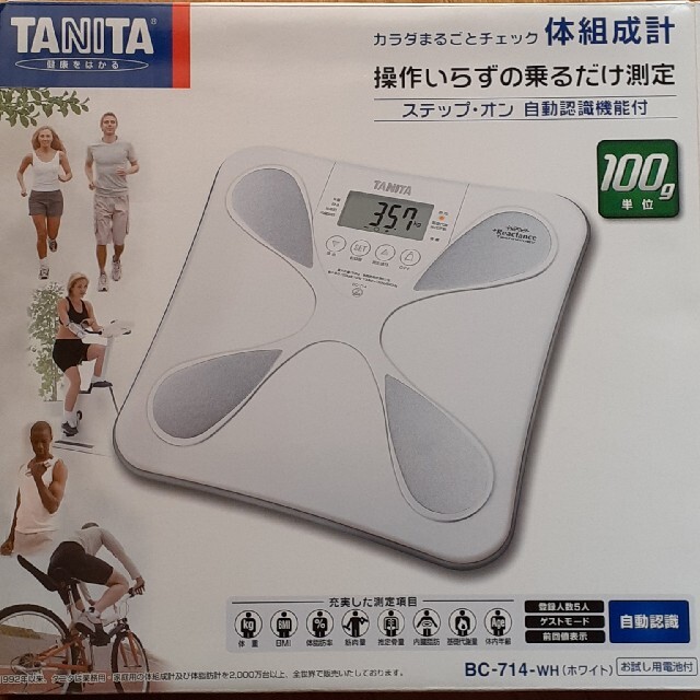 TANITA(タニタ)の新品TANITA タニタ　体重計 スマホ/家電/カメラの美容/健康(体重計/体脂肪計)の商品写真