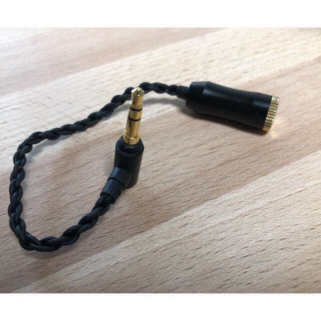 AZLA ZWEI Conversion Cable 4.4 to 3.5mm  スマホ/家電/カメラのオーディオ機器(ヘッドフォン/イヤフォン)の商品写真