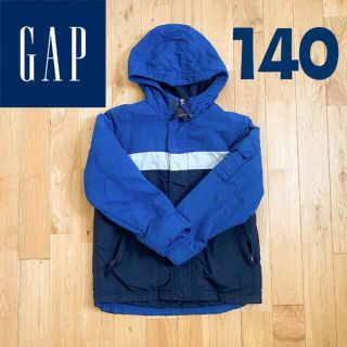 ギャップキッズ(GAP Kids)のジャケット フード付 ジュニア 140 男の子 青 GAP アウター 通学(ジャケット/上着)