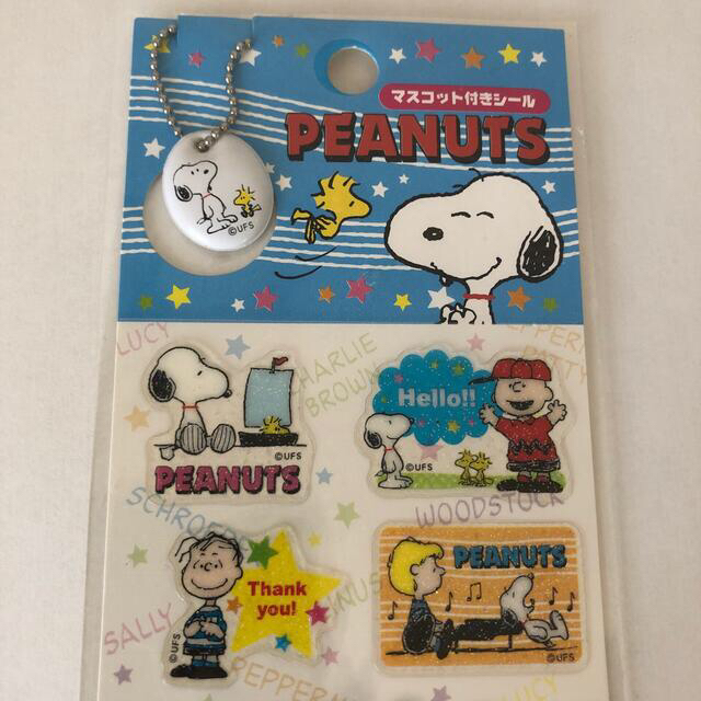 SNOOPY(スヌーピー)のネコ柄 スヌーピー シールシート  3枚 エンタメ/ホビーのアニメグッズ(その他)の商品写真