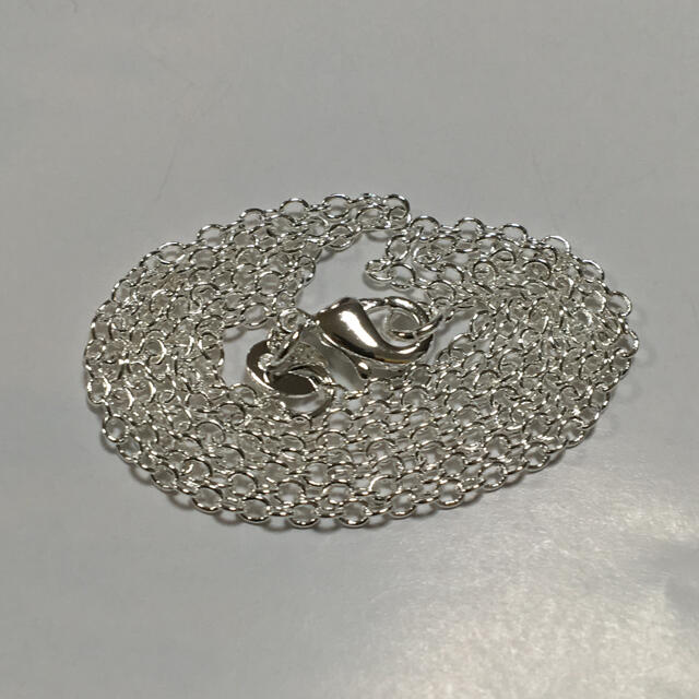 海外 ４５cm シルバー ヘキサゴン チェーン ネックレス レディースのアクセサリー(ネックレス)の商品写真