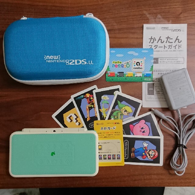 ニンテンドー2DS(ニンテンドー2DS)の小石丸514様専用 ニンテンドー2DS LL とびだせ どうぶつの森  エンタメ/ホビーのゲームソフト/ゲーム機本体(携帯用ゲーム機本体)の商品写真