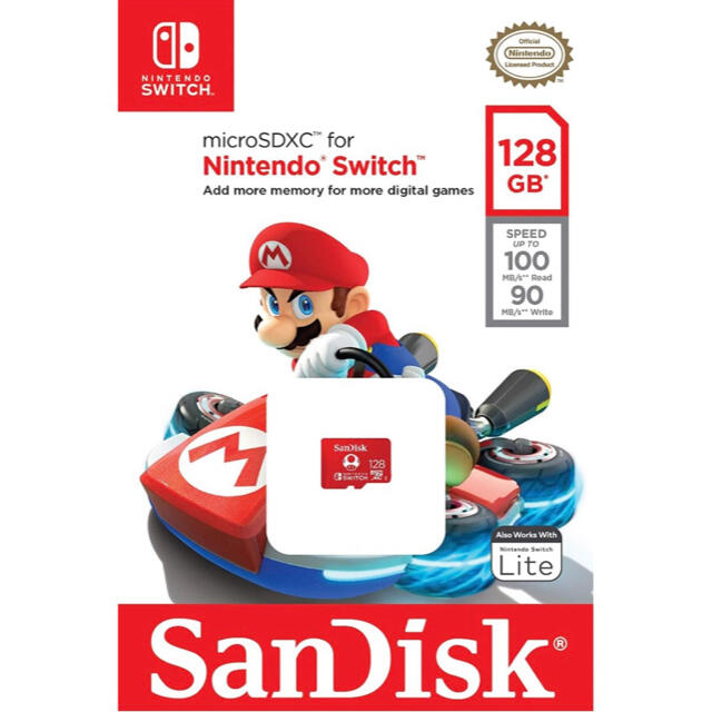 SanDisk(サンディスク)の任天堂 スイッチ 推奨  マイクロsdカード 128GB サンディスク スマホ/家電/カメラのスマートフォン/携帯電話(その他)の商品写真