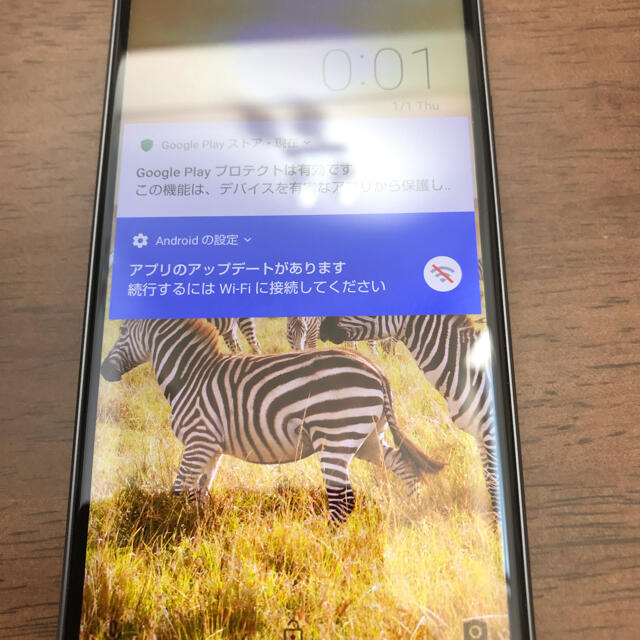 AQUOS(アクオス)の新品　携帯　AQUOS sense3 basic 32GB ブラック SH スマホ/家電/カメラのスマートフォン/携帯電話(スマートフォン本体)の商品写真