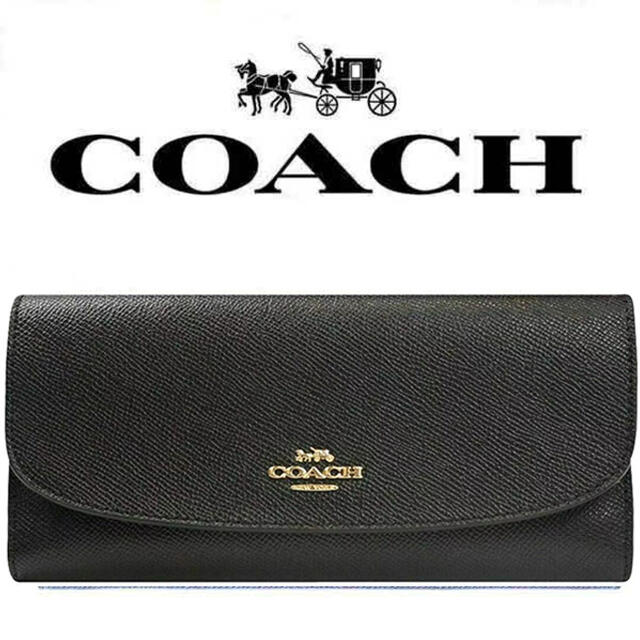 COACH(コーチ)のコーチ（COACH）長財布　ブラック レディースのファッション小物(財布)の商品写真