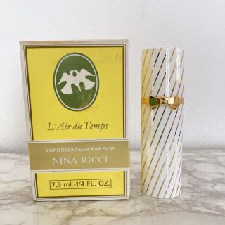 ニナリッチ(NINA RICCI)の美品　ニナリッチ　香水　レールデュタン　パルファム　ヴァポリザター　7.5ml(香水(女性用))