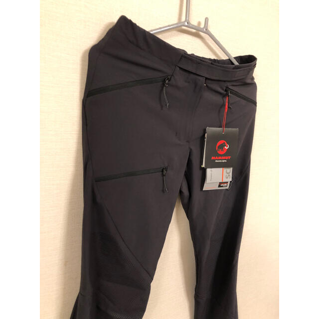 マムート レディース ソフトシェルパンツ 登山 ハイキング L ブラック