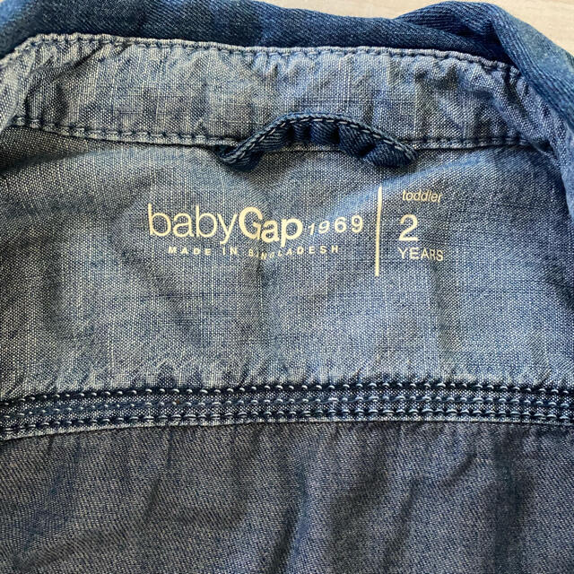 babyGAP(ベビーギャップ)のbaby GAP 長袖シャツ キッズ/ベビー/マタニティのキッズ服男の子用(90cm~)(ブラウス)の商品写真