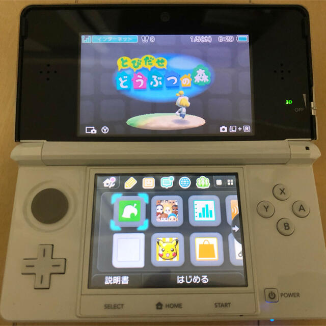 低価格の アイスホワイト とび森ダウンロード済 3ds ゲームソフト ゲーム機本体