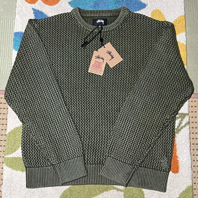 Stussy PIGMENT DYED LOOSE GAUGE SWEATER