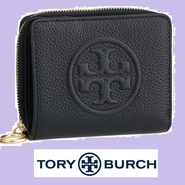 Tory Burch - 新品 トリーバーチ 折財布 ペリーボンベ 74845 ブラック ...