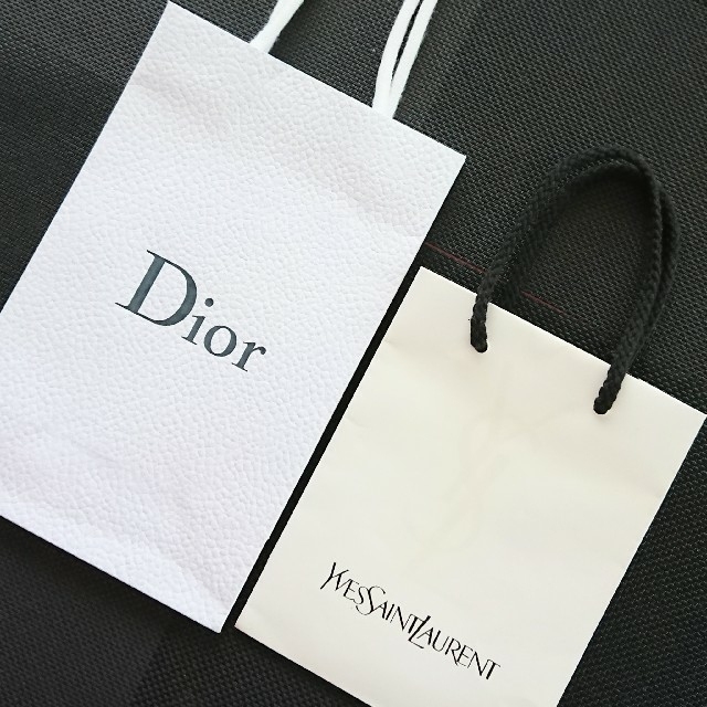 Christian Dior(クリスチャンディオール)のイヴ・サンローラン＊Dior＊ ショッパー レディースのバッグ(ショップ袋)の商品写真