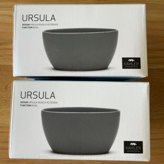 ケーラー(Kahler)のKAHLER URSULA ボウル2個セット(食器)