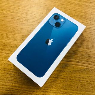 アイフォーン(iPhone)の【ストア購入/未開封】iPhone 13mini 512GB blue ブルー(スマートフォン本体)