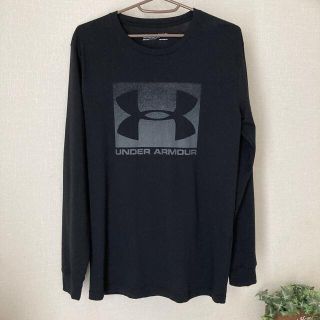 アンダーアーマー(UNDER ARMOUR)のアンダーアーマー   ロングスリーブTシャツ　黒　長袖(Tシャツ/カットソー(七分/長袖))