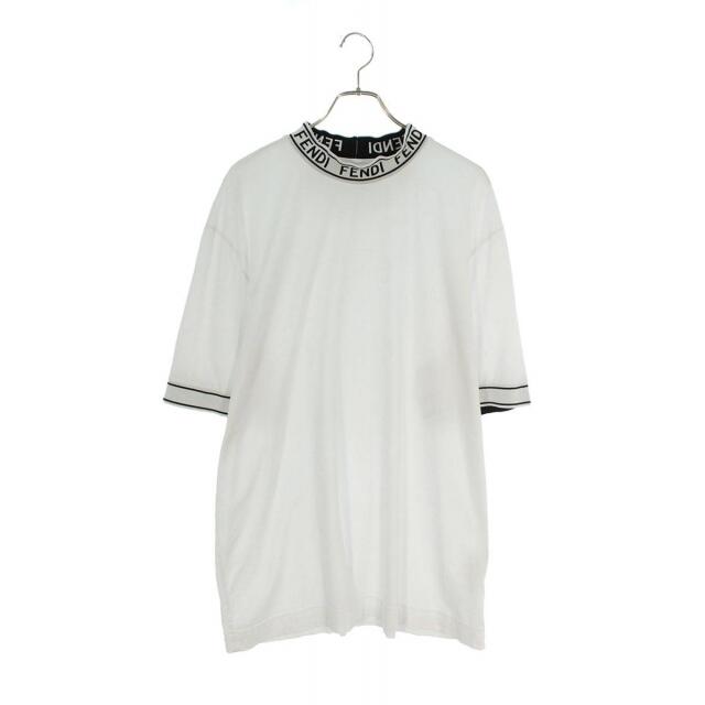 FENDI(フェンディ)のフェンディ 20AW FY1040 ACN3 ネックロゴTシャツ XXXL メンズのトップス(Tシャツ/カットソー(半袖/袖なし))の商品写真