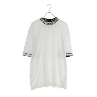 フェンディ(FENDI)のフェンディ 20AW FY1040 ACN3 ネックロゴTシャツ XXXL(Tシャツ/カットソー(半袖/袖なし))